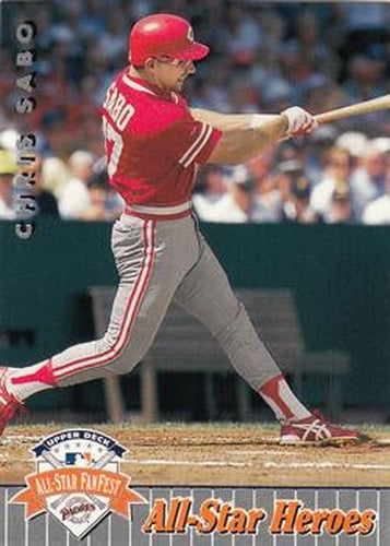 #38 Chris Sabo - Cincinnati Reds - 1992 Upper Deck All-Star FanFest Baseball