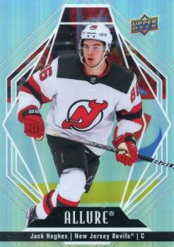 #38 Jack Hughes - New Jersey Devils - 2022-23 Upper Deck Allure Hockey