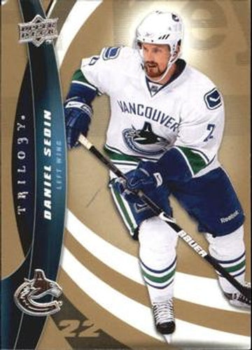 #38 Daniel Sedin - Vancouver Canucks - 2009-10 Upper Deck Trilogy Hockey