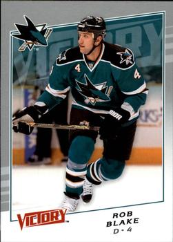 #288 Rob Blake - San Jose Sharks - 2008-09 Upper Deck Victory Hockey