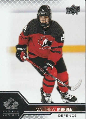 #38 Matthew Morden - Canada - 2022-23 Upper Deck Team Canada Juniors Hockey
