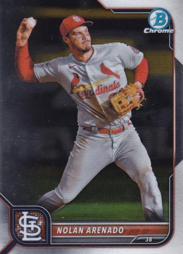 #38 Nolan Arenado - St. Louis Cardinals - 2022 Bowman Chrome Baseball