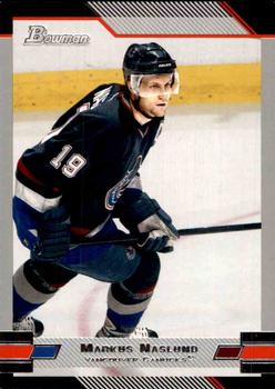 #38 Markus Naslund - Vancouver Canucks - 2003-04 Bowman Draft Picks and Prospects Hockey
