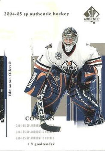 #38 Ty Conklin - Edmonton Oilers - 2004-05 SP Authentic Hockey