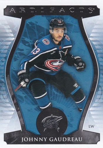 #38 Johnny Gaudreau - Columbus Blue Jackets - 2023-24 Upper Deck Artifacts Hockey