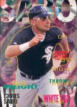 #U-38 Chris Sabo - Chicago White Sox - 1995 Fleer Update Baseball