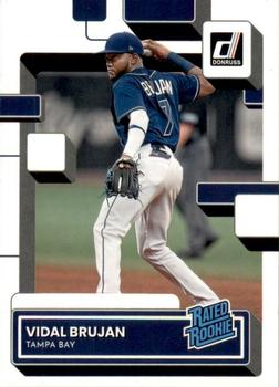 #38 Vidal Brujan - Tampa Bay Rays - 2022 Donruss Baseball