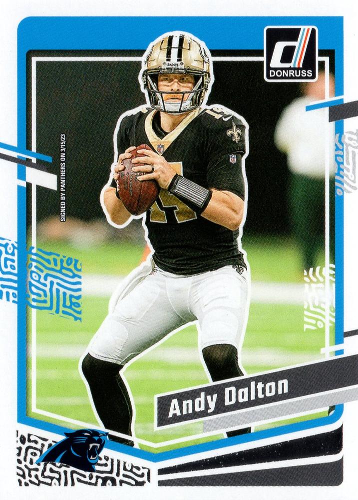 #38 Andy Dalton - Carolina Panthers - 2023 Donruss Football