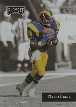 #38 David Lang - Los Angeles Rams - 1993 Playoff Football
