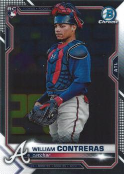 #38 William Contreras - Atlanta Braves - 2021 Bowman Chrome Baseball