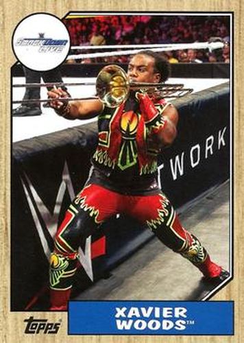 #38 Xavier Woods - 2017 Topps WWE Heritage Wrestling