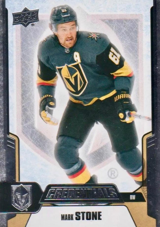 #38 Mark Stone - Vegas Golden Knights - 2019-20 Upper Deck Credentials Hockey