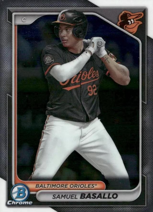 #BCP-38 Samuel Basallo - Baltimore Orioles - 2024 Bowman - Chrome Prospects Baseball