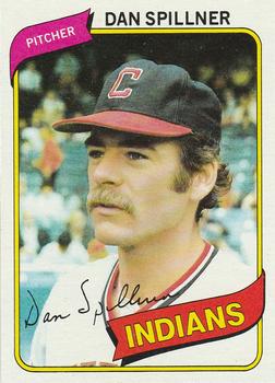 #38 Dan Spillner - Cleveland Indians - 1980 Topps Baseball