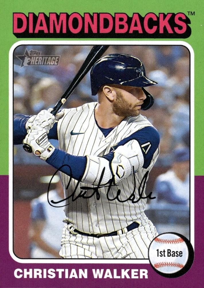 #38b Christian Walker - Arizona Diamondbacks - 2024 Topps Heritage Baseball