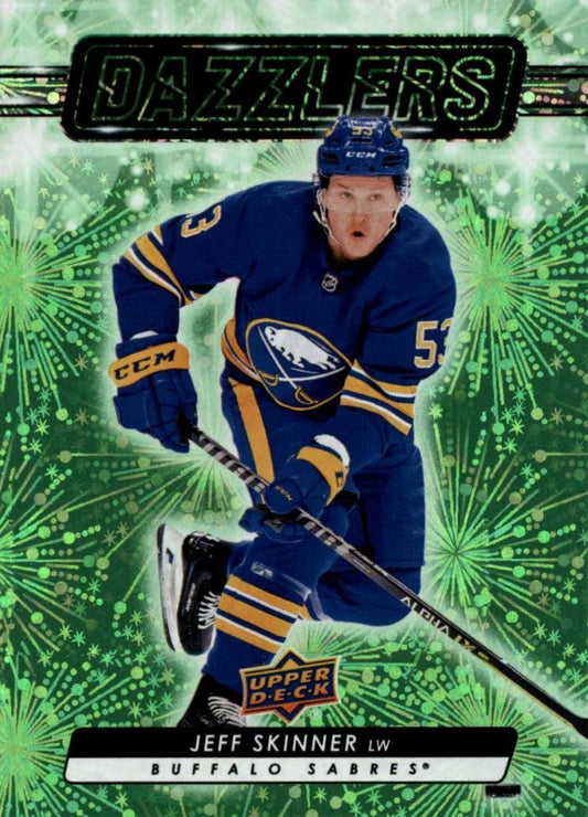 #DZ-30 Jeff Skinner - Buffalo Sabres - 2023-24 Upper Deck - Dazzlers Green Hockey