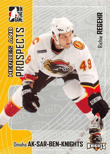 #390 Richie Regehr - Omaha Ak-Sar-Ben Knights - 2005-06 In The Game Heroes and Prospects Hockey