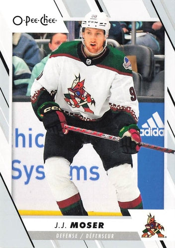 #390 J.J. Moser - Arizona Coyotes - 2023-24 O-Pee-Chee Hockey
