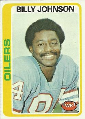 #390 Billy Johnson - Houston Oilers - 1978 Topps Football