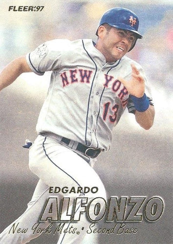 #390 Edgardo Alfonzo - New York Mets - 1997 Fleer Baseball