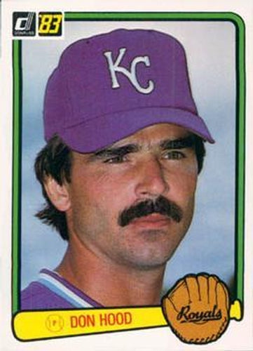 #390 Don Hood - Kansas City Royals - 1983 Donruss Baseball