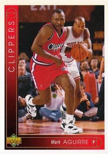 #390 Mark Aguirre - Los Angeles Clippers - 1993-94 Upper Deck Basketball