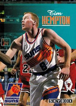 #390 Tim Kempton - Phoenix Suns - 1992-93 SkyBox Basketball