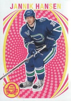 #390 Jannik Hansen - Vancouver Canucks - 2013-14 O-Pee-Chee - Retro Hockey