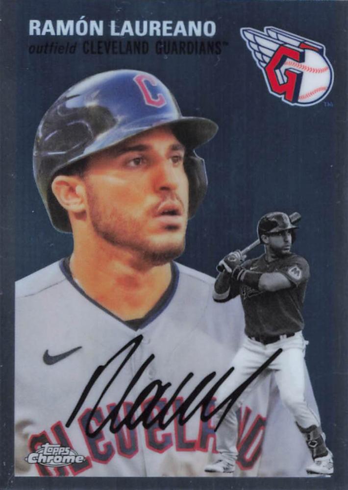 #390 Ramón Laureano - Cleveland Guardians - 2023 Topps Chrome Platinum Anniversary Baseball
