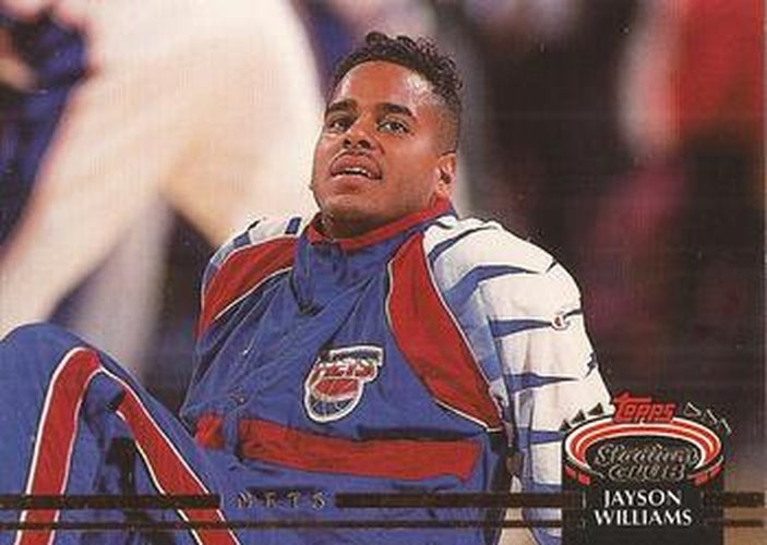 #390 Jayson Williams - New Jersey Nets - 1992-93 Stadium Club Basketball