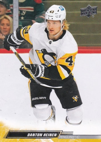 #391 Danton Heinen - Pittsburgh Penguins - 2022-23 Upper Deck Hockey