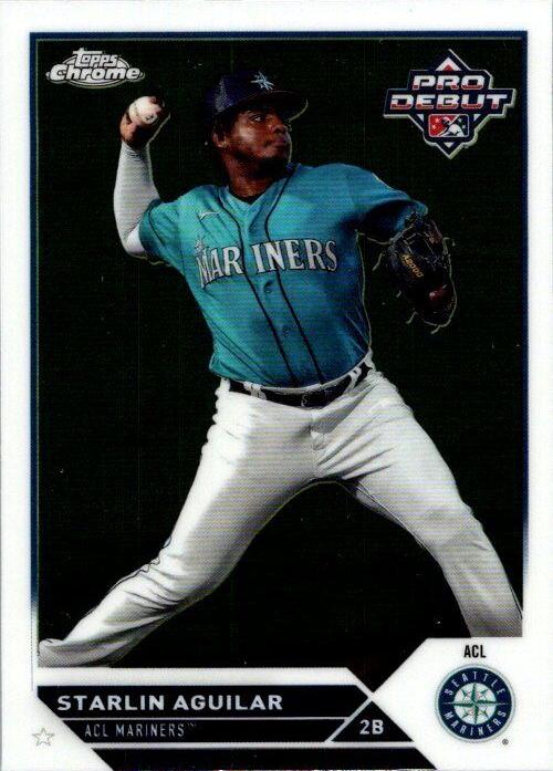 #PDC-54 Starlin Aguilar - ACL Mariners - 2023 Topps Pro Debut - Chrome Baseball