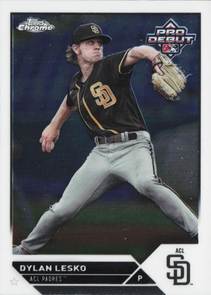 #PDC-181 Dylan Lesko - ACL Padres - 2023 Topps Pro Debut - Chrome Baseball