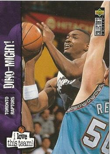 #391 Carlos Rogers - Toronto Raptors - 1995-96 Collector's Choice Basketball