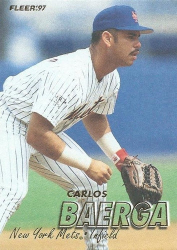 #391 Carlos Baerga - New York Mets - 1997 Fleer Baseball