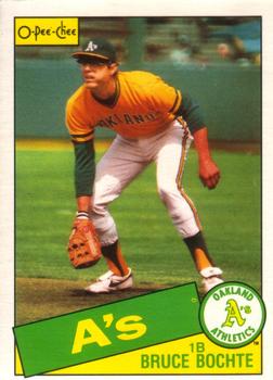 #391 Bruce Bochte - Oakland Athletics - 1985 O-Pee-Chee Baseball