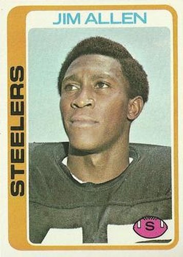 #391 Jim Allen - Pittsburgh Steelers - 1978 Topps Football