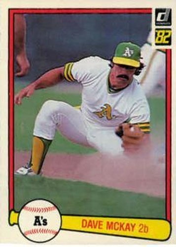 #391 Dave McKay - Oakland Athletics - 1982 Donruss Baseball