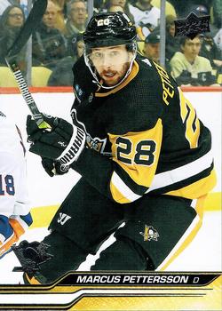 #391 Marcus Pettersson - Pittsburgh Penguins - 2023-24 Upper Deck Hockey