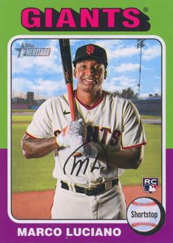 #391b Marco Luciano - San Francisco Giants - 2024 Topps Heritage Baseball