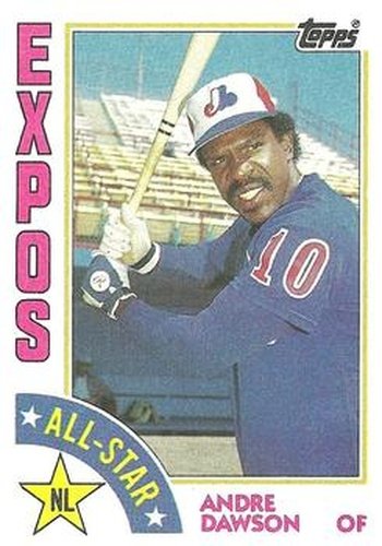 #392 Andre Dawson - Montreal Expos - 1984 Topps Baseball
