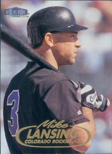 #392 Mike Lansing - Colorado Rockies - 1998 Fleer Tradition Baseball