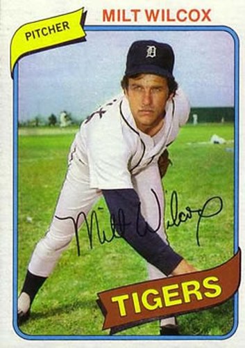#392 Milt Wilcox - Detroit Tigers - 1980 Topps Baseball