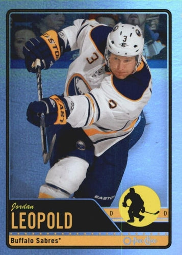 #392 Jordan Leopold - Buffalo Sabres - 2012-13 O-Pee-Chee - Rainbow Hockey