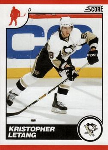 #392 Kristopher Letang - Pittsburgh Penguins - 2010-11 Score Hockey