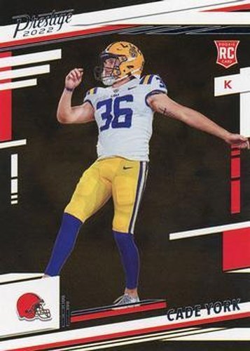 #392 Cade York - Cleveland Browns - 2022 Panini Prestige Football