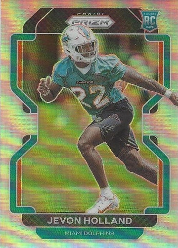 #392 Jevon Holland - Miami Dolphins - 2021 Panini Prizm - Silver Football