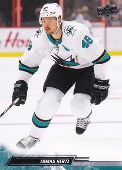 #393 Tomas Hertl - San Jose Sharks - 2022-23 Upper Deck Hockey