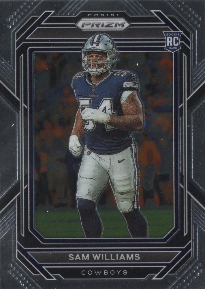 #393 Sam Williams - Dallas Cowboys - 2022 Panini Prizm Football
