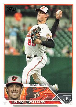 #393 Spenser Watkins - Baltimore Orioles - 2023 Topps Baseball